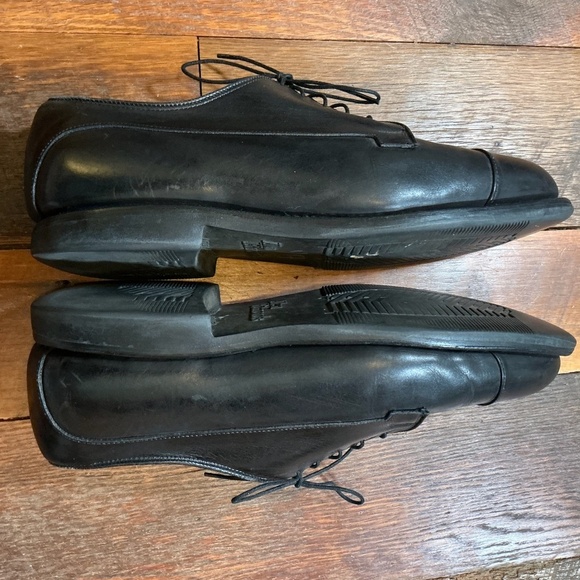 Allen Edmonds Black Leather Cap Toe Oxford Dress Shoes Size 9.5 - Picture 10 of 13